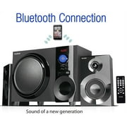 Boytone BT-210FB Wireless Bluetooth 2.1 Multimedia Speaker System FM Tuner, MP3 Playback USB/SD Support
