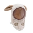 thumbnail image 3 of segolike Face Hat Windproof Animal Ears Hat Balaclava Removable Hooded Hat Face Cover for Camping Children Skiing Rabbit Ears Beige, 3 of 8