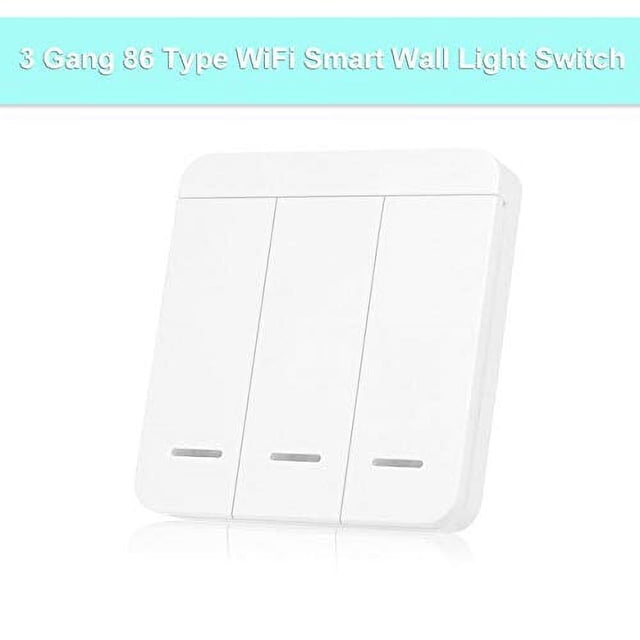 Interruptor inteligente para dormitorio, panel inalámbrico, sin cableado, interruptor de control remoto, hogar inteligente Ormromra HMKY078