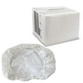 thumbnail image 3 of Cubierta del acondicionador de aire interior Ventilador de enfriamiento de doble aislamiento Parabrisas Funda útil del acondicionador de aire para la sala de estar de la habitación del hogar (beige), 3 of 6