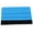 Blue, variant on Limei Plastic Felt Squeegee, Decal Squeegee Remove Bubbles for Car Vinyl Film Sticker Graphics and Wallpaper, Vinyl Scraper for Craft Vinyl Lettering Application, 3.9" x 2.7", 1 Pack, Red