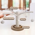 thumbnail image 3 of BRKURLEG Cat Scratching Post Tree, Cat Scratcher with Sisal Rope Spring Branches Cat Interactive Plush Ball Toy, Claw Scratch for Indoor Cats Kittens Play and Relax, Cat Supplies, 3 of 7