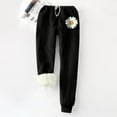 thumbnail image 2 of Casual Women Warm Fleece Pants Fleece Lined Sweatpants Winter Active Track Joggers Pants, 2 of 6