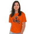 thumbnail image 3 of Spooky Cute Haunted Halloween Tree Plus Size Crewneck Graphic Tee Shirt Brisco Brands 2X, 3 of 5