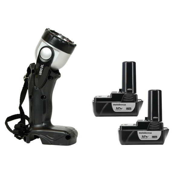 Metabo HPT UB10DL 12V Flashlight w/ (2) BCL1015S 12V Li-ion Batteries
