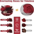 thumbnail image 6 of Flowers, Roses Gift - Fresh Flowers Bouquet & Preserved Flowers Roses for Home Decor - Flowers for Delivery to Show Love - Ideal Flowers Birthday Gift , Unique for Mother's Day & Christmas（Red), 6 of 8