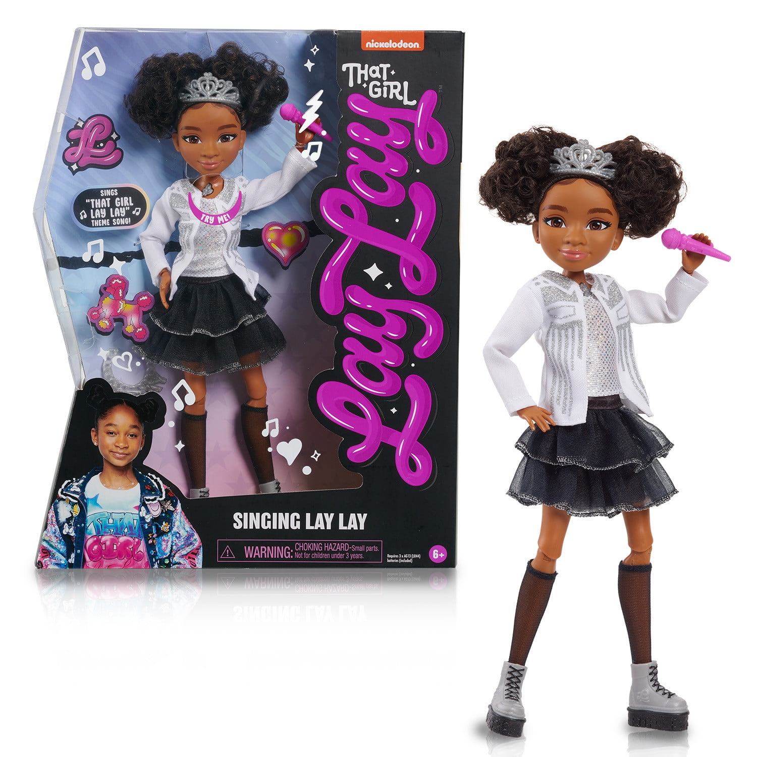 Nickelodeon That Girl Lay Lay Singing Doll and Accessories,  Kids Toys for Ages 6 Up, Gifts and Presents