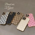 thumbnail image 2 of Funda Para iPhone14 13 12 Pro MAX 11 XS XR 6 7 8 PLUS Patrón De Marca De Lujo Inserte Tarjeta, 2 of 3
