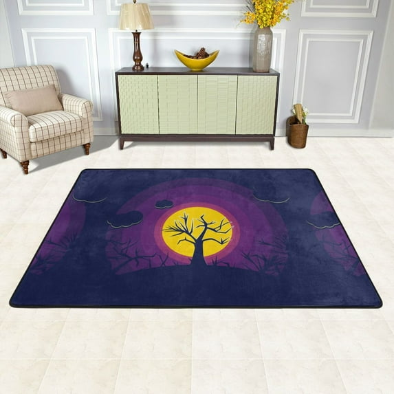 XMXY Empty Tree Leafless Area Rugs Doormat Outdoor Entrance, Facecloth Non-slip Floor Mat Rug for Living Room Kitchen Sink Area Indoor,36"x24"