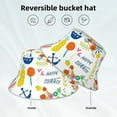 thumbnail image 2 of Rocae Summer Animal for reflective Bucket Hat for Men Women Summer Beach Travel Summer Cap, 2 of 6