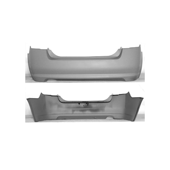 New Nissan OE Unpainted Rear Bumper Cover Replaces 85022ET80J SR/SE-R Model fits 2007-2012 Nissan Sentra SE-R Sedan 4-Door