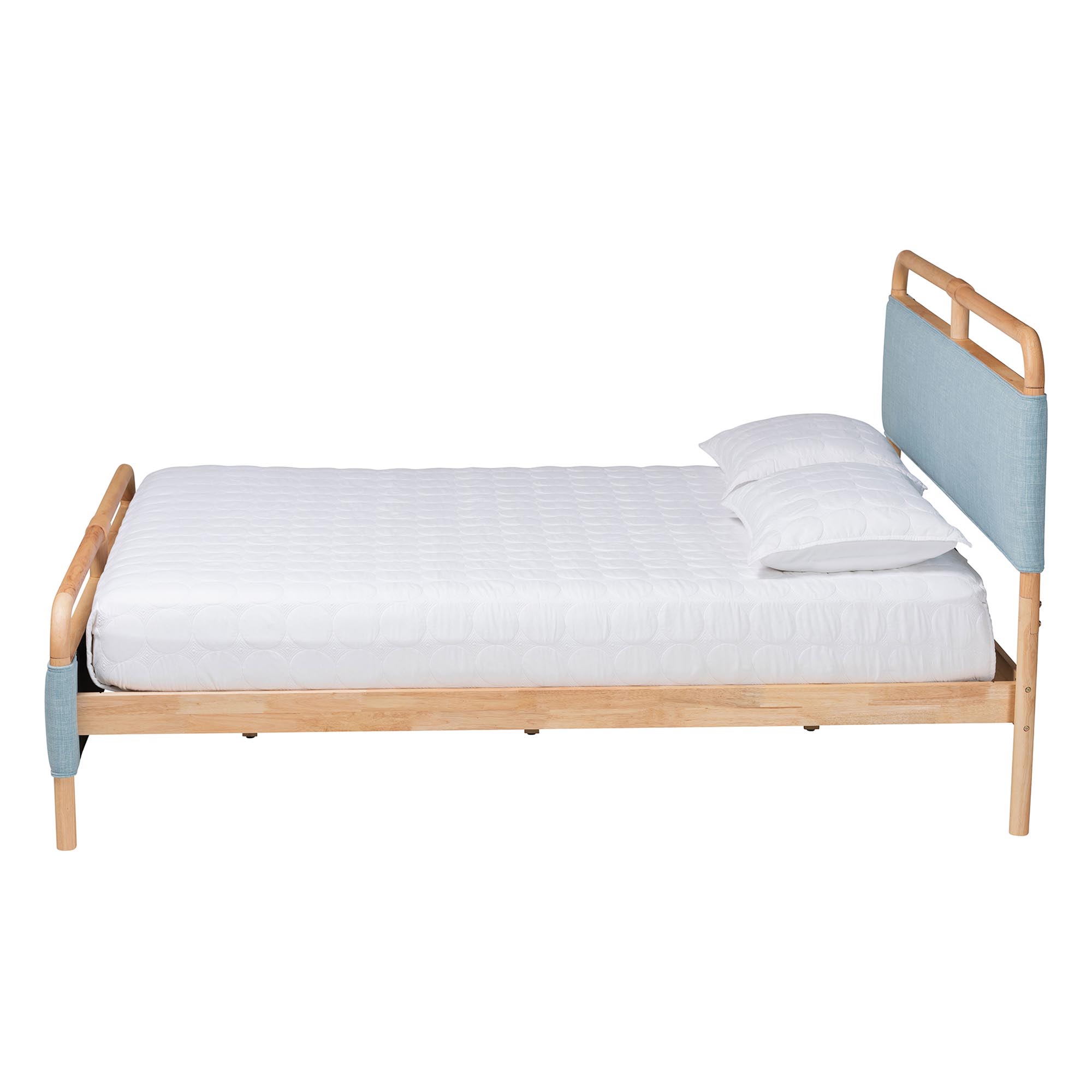 Baxton Studio Mateo Modern Platform Bed, Queen, Natural