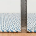 thumbnail image 2 of Dash & Albert Miss Muffet Handwoven Cotton Rug, 8' x 10', French Blue, 2 of 7