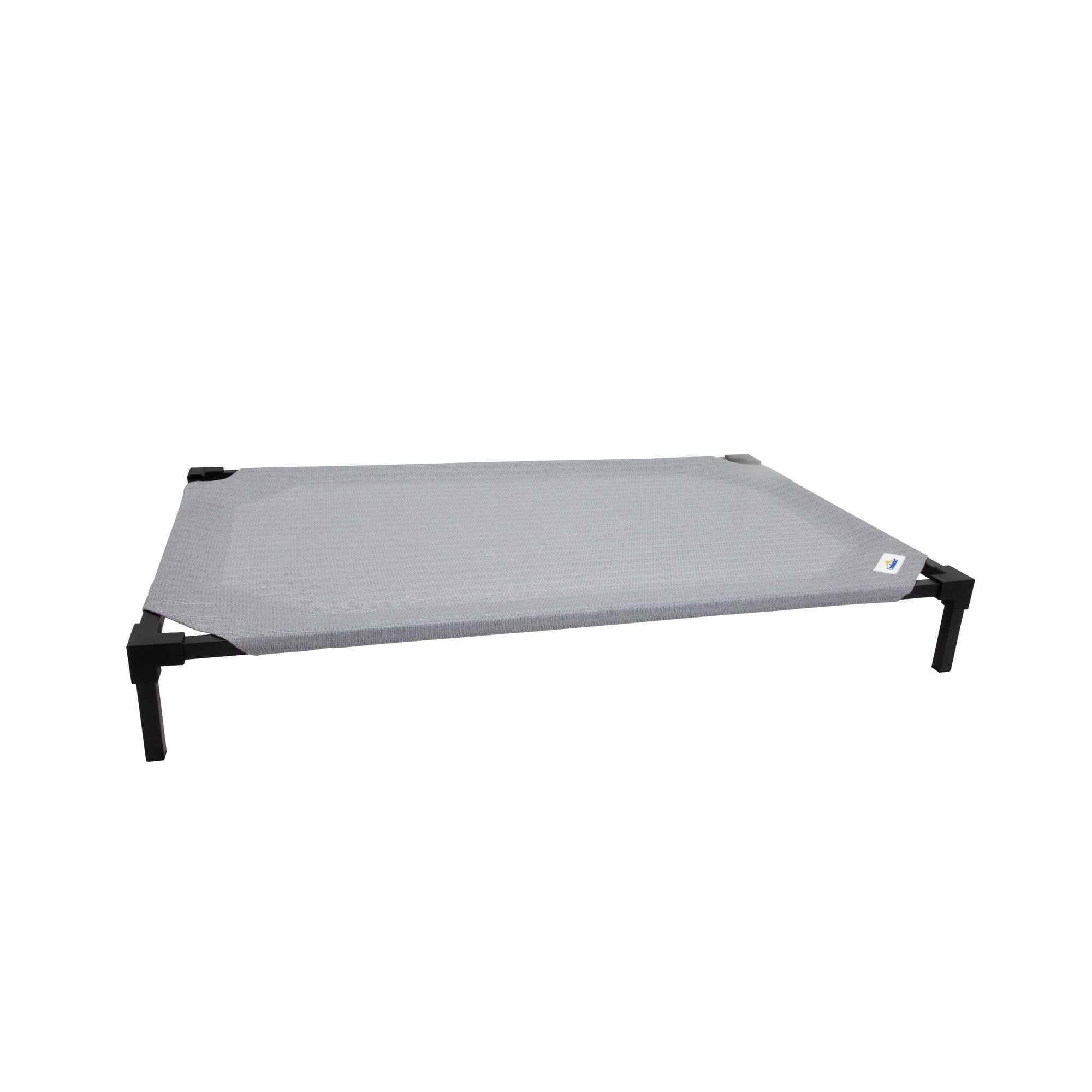 Coolaroo Cooling Elevated Dog Bed PRO with Heatshield, Medium , Easy Assembly, Glacier Grey