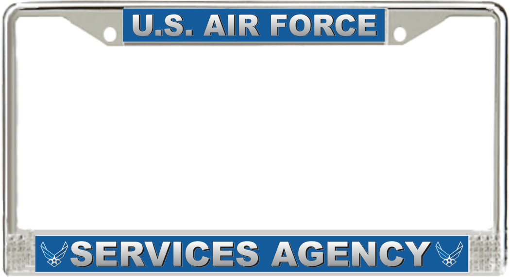 U.S. Air Force Services Agency License Plate Frame