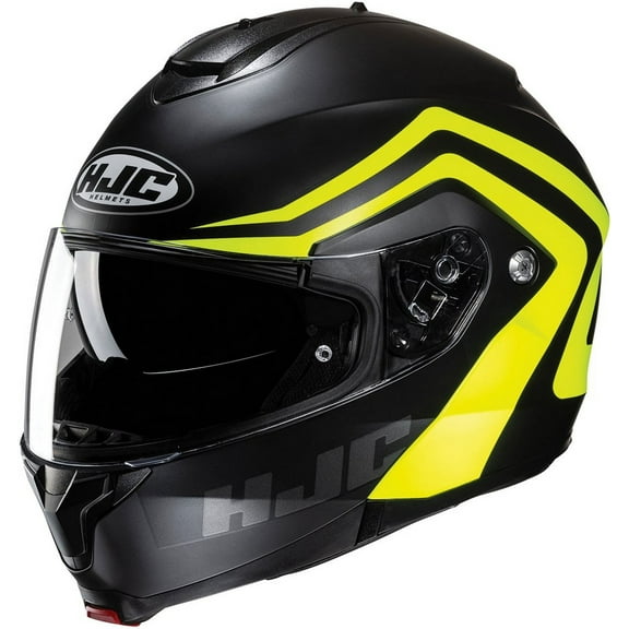 HJC C91 Nepos Modular Motorcycle Helmet Hi-Vis 3XL