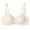 Beige, variant on ALLLIST Unlined Womens Bras Wireless Full Coverage Training Solid Black Comfy T Shirt Women Lingerie Size S-XL