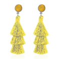 thumbnail image 1 of Pendientes con borlas en capas estilo bohemio shaofei juego de 3, 1 of 4