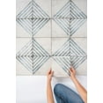 thumbnail image 2 of Bedrosians Vivace Square Matte Porcelain Tile 9 x 9, Roads Atlantic (10.87 sq. ft./Case), 2 of 4