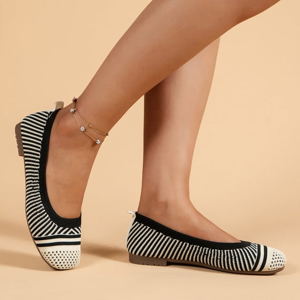 Teissuly Women Slip-on Tassel Knit Top Platform Loafers Casual Comfortable Shoes Indoor Outdoor Teissuly WER202312145671