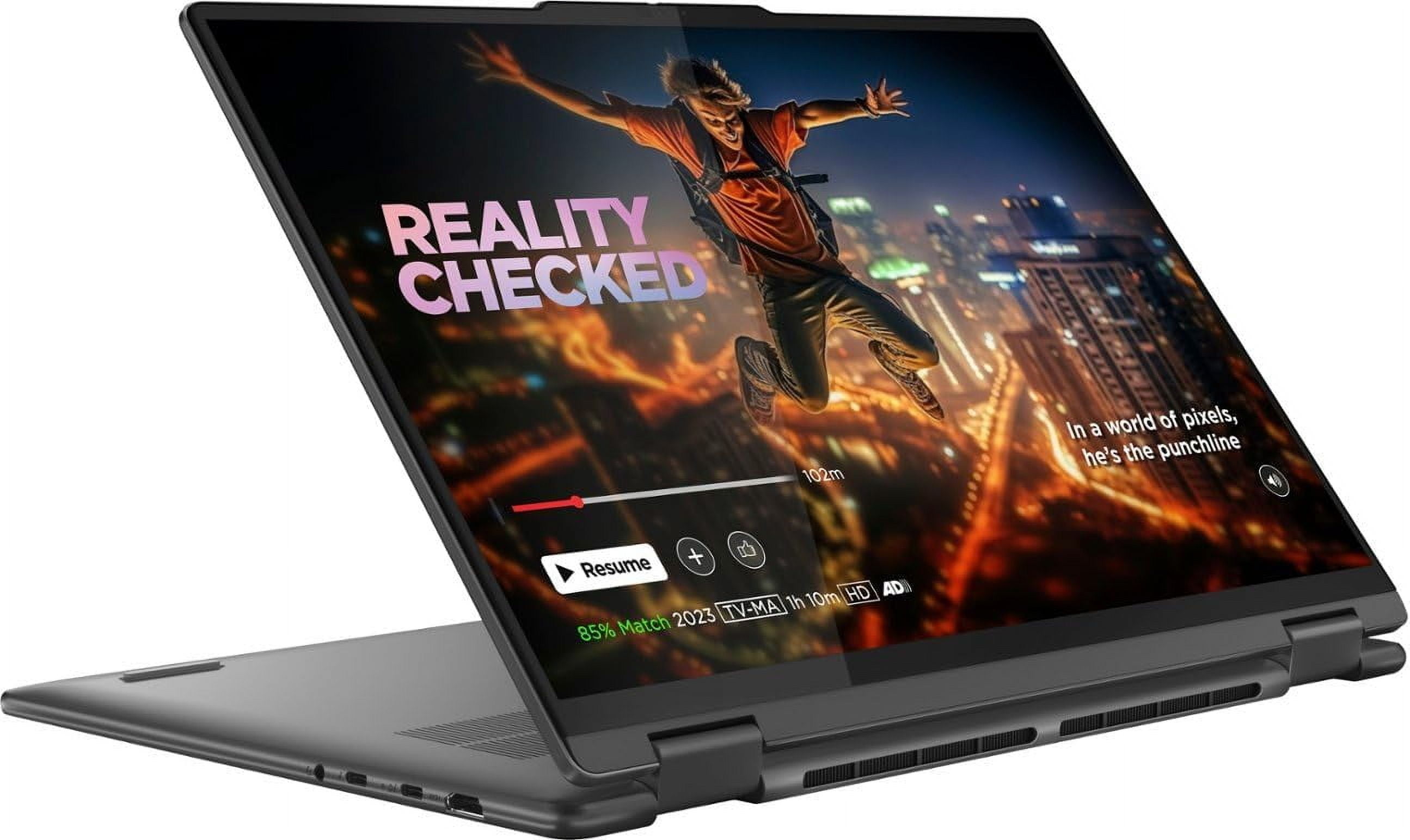 Lenovo 2024 Yoga 7 2-in-1 16" WUXGA IPS Touch Laptop 12-Core Intel Core Ultra 7 155U 16GB LPDDR5 512GB SSD Thunderbolt 4 USB-C w/DP WiFi AX BT Webcam HDMI2.1 Backlit KB Fingerprint Windows 11 Home