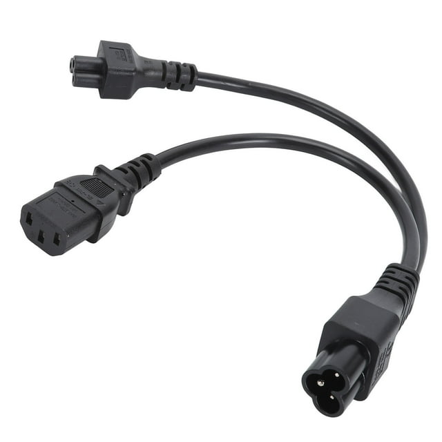 Enchufe De Alimentación Divisor En Y, IEC 320 C6 Macho A C13 C5 Hembra, Cable De Alimentación Resistente Al Agua, Retardante De Llama Para Portátiles, Altavoces Y Monitores