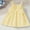 Yellow, variant on Abtuhar Girls 0 to 9 Months Summer Dress Sleeveless Round Neck Striped Cami Dressfor Newborn Princess Wear