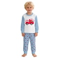 thumbnail image 2 of Boys Pajama Sets Valentines Pjs Long Sleeve Heart Print Crew Neck Nightwear Boys 4-5 Years Pajamas, 2 of 4