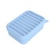 thumbnail image 2 of Jabonera de Silicona con Tapa, Autodrenante, para Baño y Cocina - Recipiente Antideslizante para Jabón En Barra con Tapa, Estuche de Viaje de Secado Rápido para Ducha, Camping y Caravana - 1 Unidad, 2 of 6