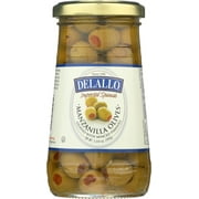 DeLallo Stuffed Manzanilla Olives, 5.75 oz