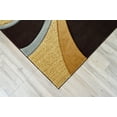 thumbnail image 6 of Planet Rugs Premium 3D Thick Abstract Indoor Area Rug 327 Smoke Blue Beige 6'6''x6'6'' Round, 6 of 10