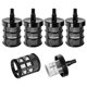 thumbnail image 1 of Filtros de Manguera para Hogar Uxcell 4-Pack con Conexión de 3/8", 1/2" Barb, Filtro de Jardín de Acero Inoxidable de Doble Capa de 60 Mallas, 1 of 7