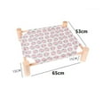 thumbnail image 2 of Cat and Dog Hammock Cat Hammock Elevated Cooling Bed Blue, 2 of 5