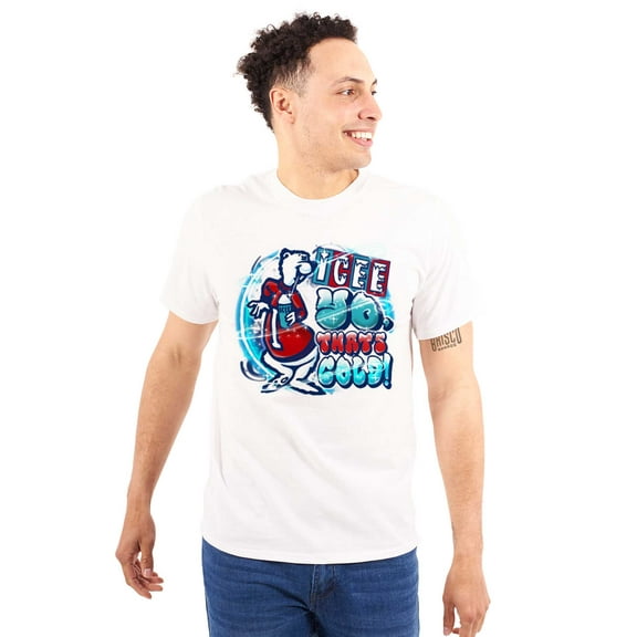 Airbrushed Icee Bear Yo That’s Cold Unisex Plus Size Graphic Tee Brisco Brands 2X