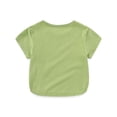 thumbnail image 5 of Aihuaihua Toddler Shirts Girls 4t Cotton Soft Crew Neck Short Sleeve Tshirt Basic Tops Casual Tees for Summer Green 6-7 Years, 5 of 7