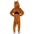 thumbnail image 4 of Scooby Doo Girls' Hooded Character Union Suit Lounge One-Piece Pajama Loungewear Sleepwear, 4 of 6