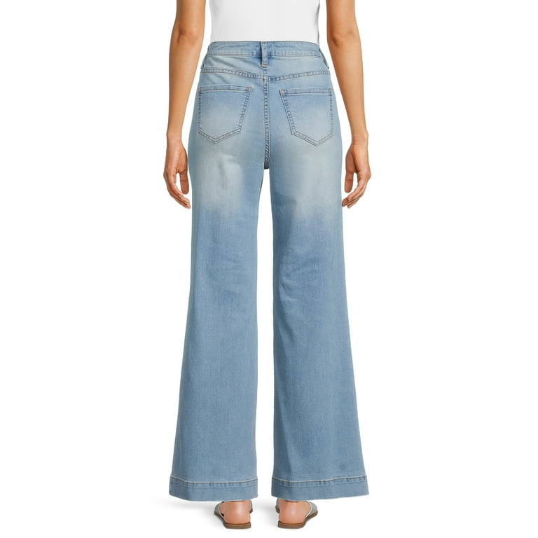 Mid-Rise Wide-Leg Jeans