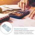 thumbnail image 3 of Calculadora científica estándar, suministros de oficina escolares portátiles y lindos, adecuados para uso de estudiantes de primaria a universidad - Azul, 3 of 6