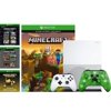 Microsoft Xbox One S 1TB Minecraft Creators Bundle: 1000 Minecoins, Starter and Creators Pack, Full Game Download and Xbox One S 1TB Bundle with Extra Limited Edition Creeper Controller