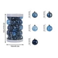 thumbnail image 4 of Twfbrm 60MM/2.36" Clear Christmas Ornaments Set, 25PCS Shatterproof Decorative Hanging Ball Ornament with Stuffed Delicate Decorations, Xmas Tree Balls for Christmas Holiday Party, 4 of 5