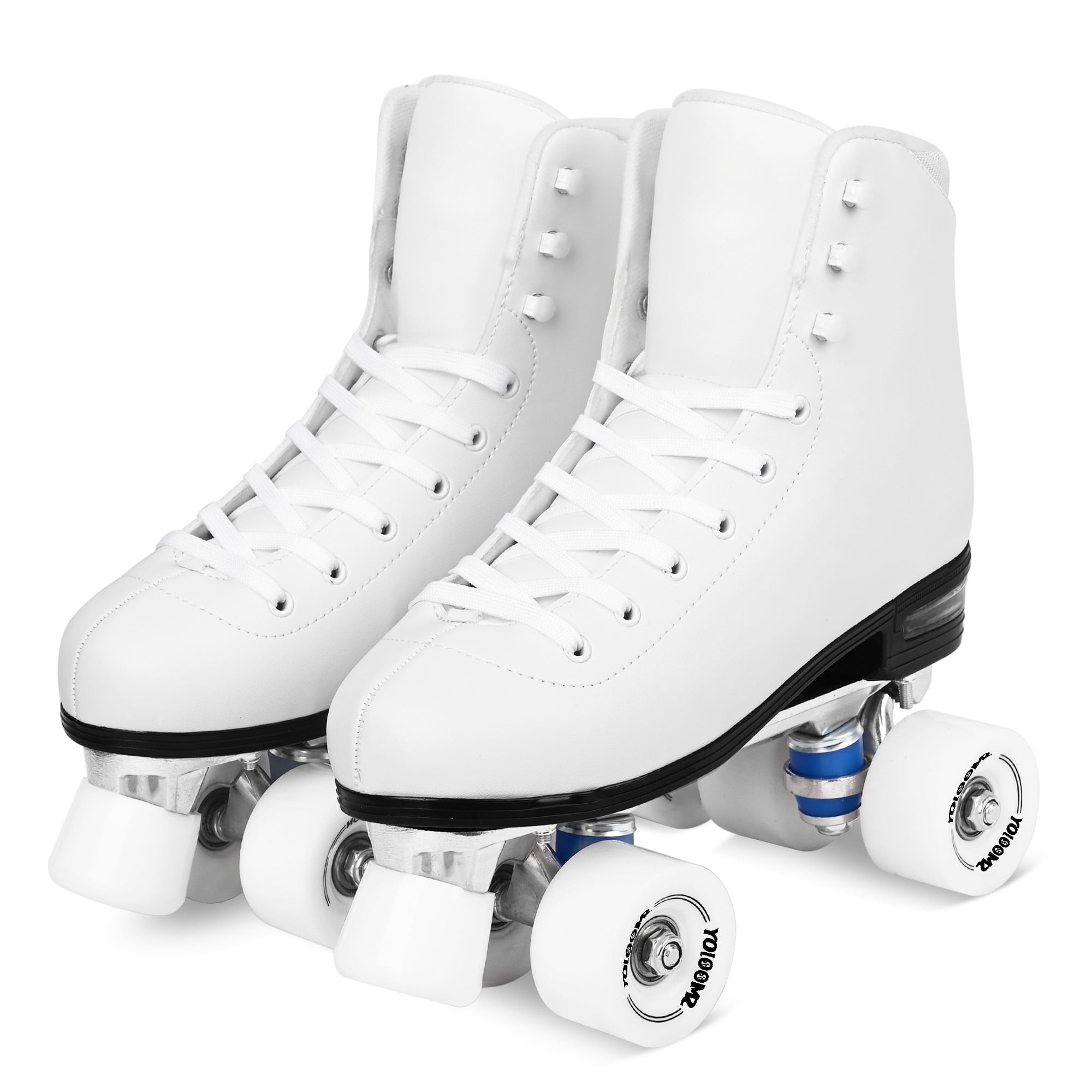 JZY Adult High-Top Retro Roller Skates, Unisex Glitter Skates for Indoor/Outdoor Use, PU Durable Wheels, Stable Weight Support