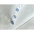 thumbnail image 4 of Ambesonne Evil Eye Quilted Bedspread Set 3 Pcs, Border Design Spirals, King Size, Pale Blue White Blue, 4 of 5