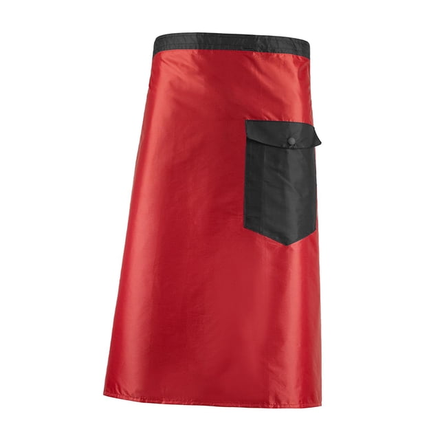 harper Waterproof Rain Skirt Rain Protection Dirty Apron Windproof Adjustable Half Body Red