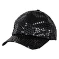 thumbnail image 1 of Ladies Men Glitter Sequins Baseball Cap Buckle Back Party Cap Outdoor Adjustable, 1 of 5