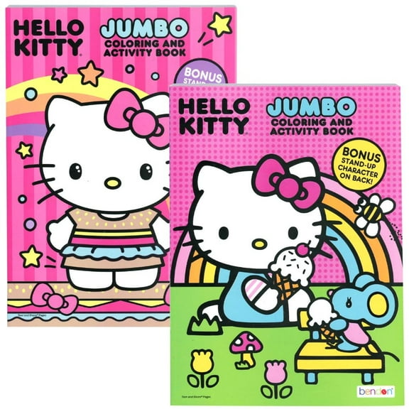 Hello Kitty 80pg Coloring Book 2 Assorted