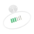 thumbnail image 1 of fastboy Heavy-Duty Basketball Ball Hand Holder Wall Mount Display Rack Space-Saving and Secure White 18cm 1Set, 1 of 6