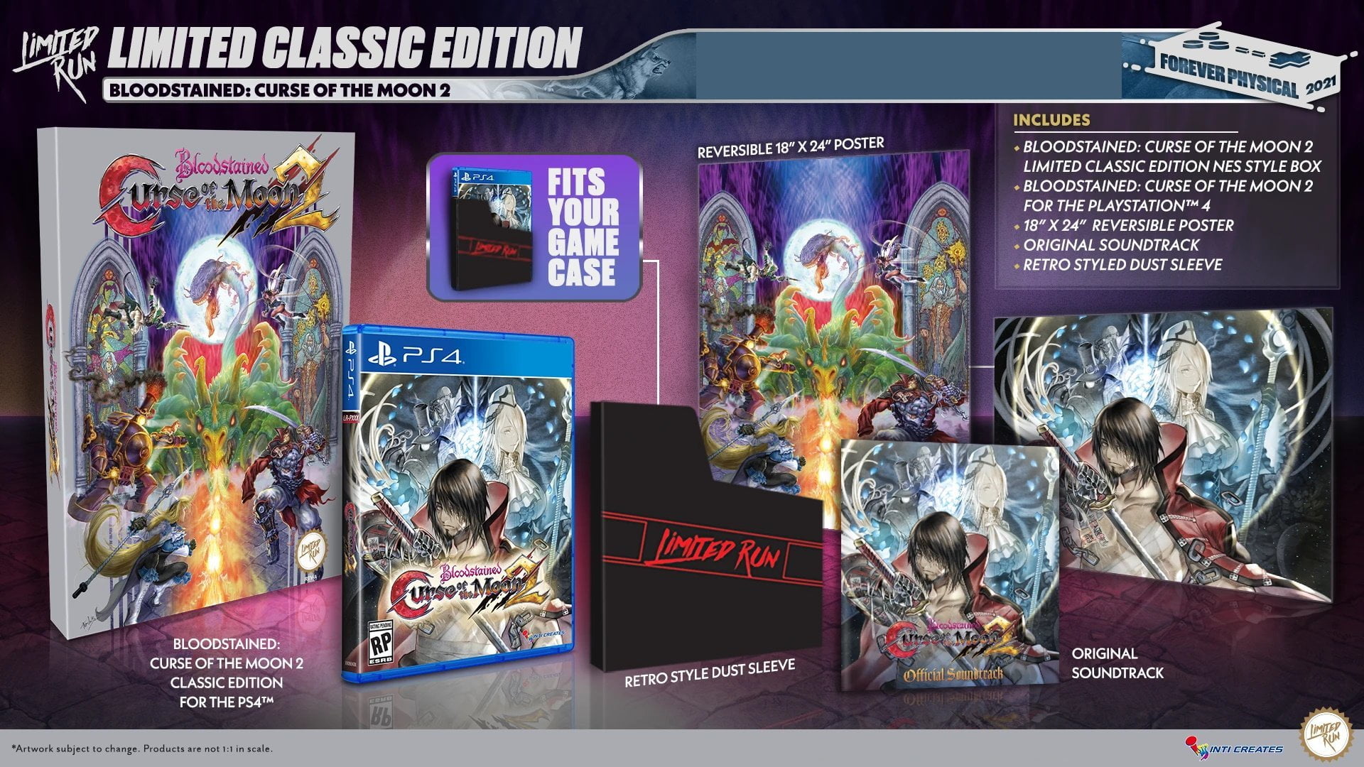 PS4 ブラッドステインド Curse of the Moon 2 限北米 新品 Bloodstained: Curse of the Moon 2