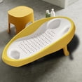 thumbnail image 1 of baño infantil,Alfombrilla de baño para bebé,bañera,ducha,asiento de baño para recién nacido,Asiento de baño para bebé,suave,portátil,cómodo,recién nacido.,estante de baño Amarillo CUTICAT baño infantil, 1 of 8