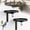 2Pcs, variant on Wall-Mounted Metal Bird Bath Basin with Black Bracket and Hanging Feeder Hook, 2-in-1 Outdoor Birdbath and Feeder Holder for Garden, Balcony, Porch, Deck, Patio and Yard