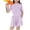Purple, variant on ATOGUTA Tennis Skirt Sets Girl 2 Piece Outfits Crewneck Short Sleeve Quick-drying T Shirts and Shorts for Girls Kids Athletic Shorts Set Size 5T-15, White